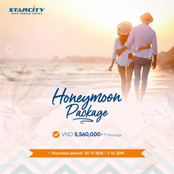 NGỌT NGÀO TUẦN TRĂNG MẬT TRONG MƠ VỚI GÓI HONEYMOON PACKAGE - CHỈ 5,560,000 VNĐ++/ GÓI